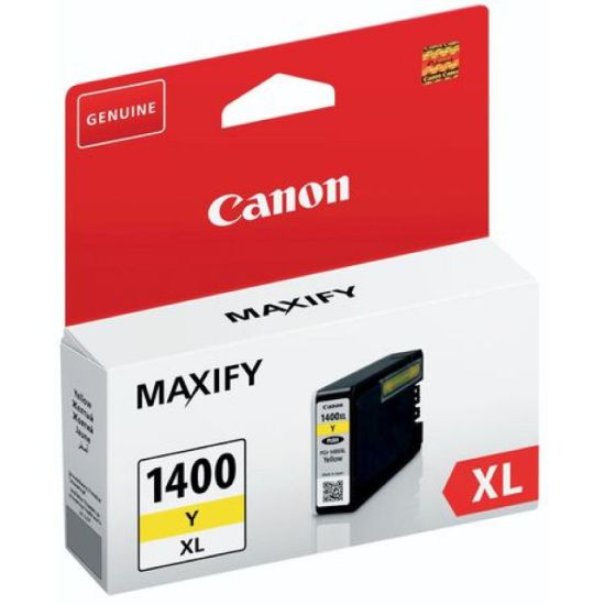 صورة Canon PGI-1400XLY Yellow Inkjet Cartridge Compatible with MAXIFY MB2040/MB2340