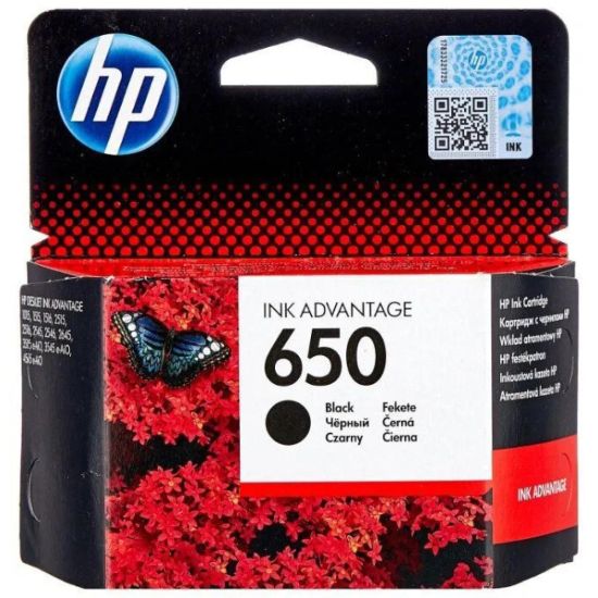 صورة CZ101AE HP 650 Black Original Ink Cartridge