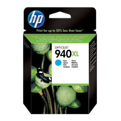 Picture of C4907AE HP 940XL Cyan Original Inkjet Advantage Cartridge For Officejet 8000.8500