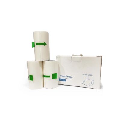صورة LABLE-53MMX3M Transparent Continuous Thermal Paper for MP3 printer 3 Rolls/Box