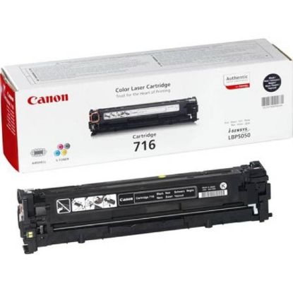 Picture of Canon EP-716B Black Toner Cartridge Compatible with i-SENSYS LBP5050/i-SENSYS LBP5050N/i-SENSYS MF8030Cn/i-SENSYS MF8040Cn/i-SENSYS MF8050Cn/i-SENSYS MF8080Cw