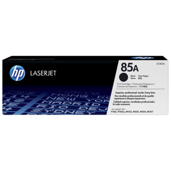 Picture of CE285A HP 85A Black Original Toner Advantage Cartridge For Color Printer P1102/P1102W/M1212NF/M1132MFP/PRO P1100/12