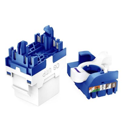 صورة FACE-MODU-RJ-Q CAT6 RJ45 Keystone Jack