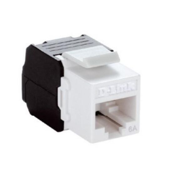 Picture of D-Link NKJ-6AWHI1B21 CAT6A 10G Keystone Jack -White