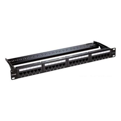 Picture of D-Link NPP-C62BLK241 24 Port Cat6 UTP Fully Loaded Patch Panel