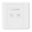 Picture of HI-WP01-2P HAING HI-WP01 RJ45 Dual Port Faceplate 8.6x8.6cm with PP BAG