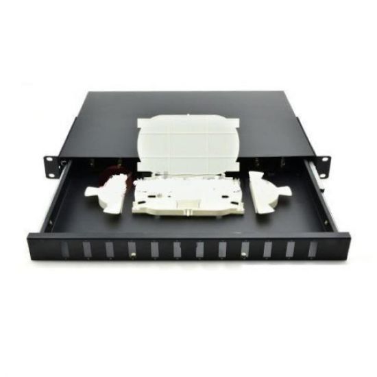 Picture of PATCH-FIBER-12P-D Unloaded 12 Port Fiber Optic Patch Panel Duplex