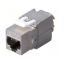 Picture of FACE-MODU-FTP-CAT7 Cat7 Keystone Jack Module Full Shielded RJ45 Socket