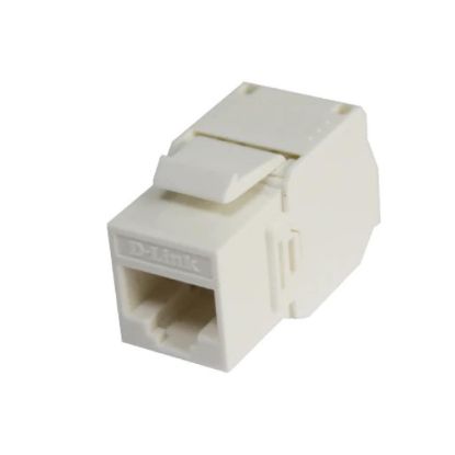 Picture of D-Link NKJ-C6TWHI1B21 CAT6 UTP Tool-less Keystone Jack