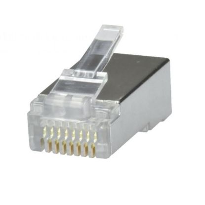 Picture of RJ-45-CAT6-FTP/BOX RJ45 Connector UTP Cat 6 (IRON) 100 Mbps - 100pcs