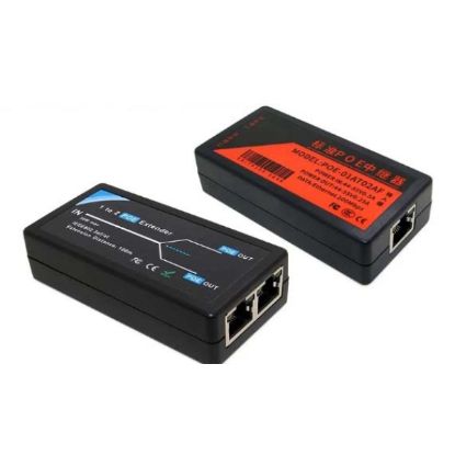 صورة POE-REPEATER 2 Port 100M POE Extender 10/100Mbps with IEEE 802.3af Standard Input/Output for IP Camera