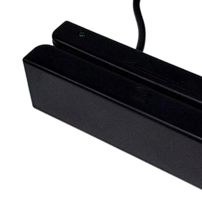 صورة MSR100-MINI Mini MSR Magnetic Card Reader USB -Black