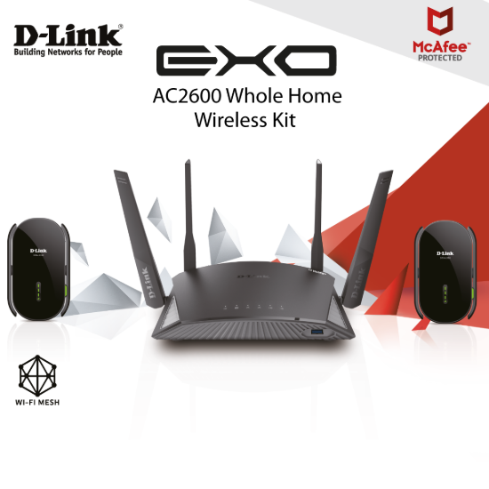 صورة D-Link DIR-2660/P3 AC2600 Whole Home Wireless Kit