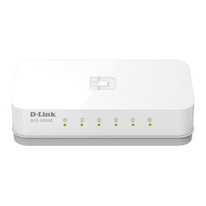 صورة D-Link DES-1005C 5-Port 10/100 Mbps Unmanaged Desktop Switch