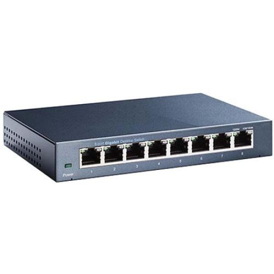 صورة SWITCH-8P-G 8 Port Gigabit 100/1000 Switch