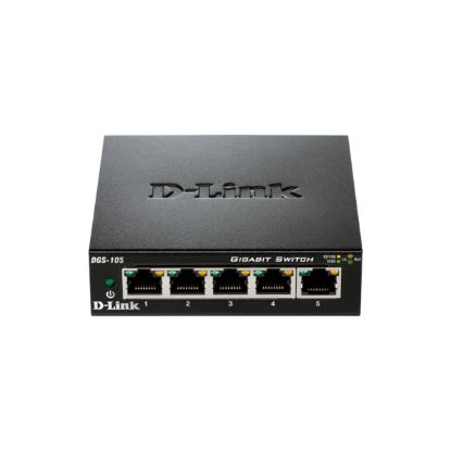 صورة D-Link DGS-105/B 5-port 10/100/1000 Unmanaged Desktop Switch