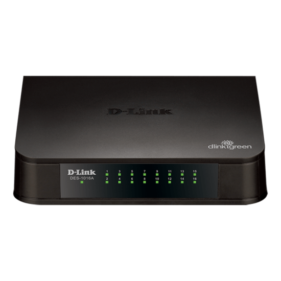 صورة DES-1016A/E D-Link DES-1016A 16-port 10/100 Unmanaged Switch