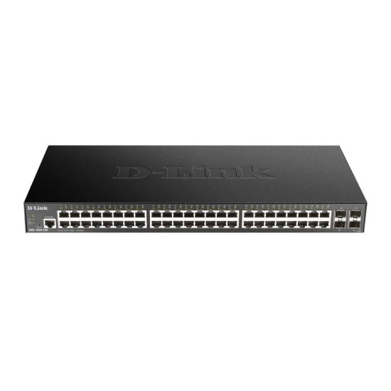 صورة D-Link DGS-1250-52XMP 48 Ports 10/100/1000Mbps PoE+4 Ports 10G SFP+ Smart Managed Switch