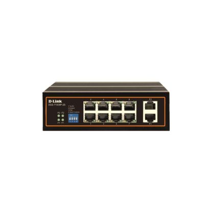 صورة D-Link DGS-F1008P-2S 8 Port Unmanaged Industrial Gigabit PoE Switch