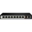 Picture of D-Link DGS-F1010P-E/B 8GE PoE+ 2GE Uplink 250m PoE Switch-KU Plug