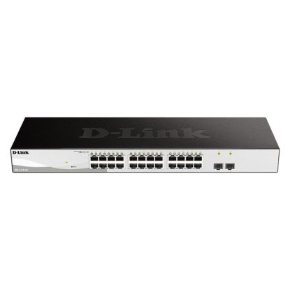 صورة D-Link DGS-F1210-26PS-E 26-Port Gigabit Smart Managed Long Range PoE + Switch