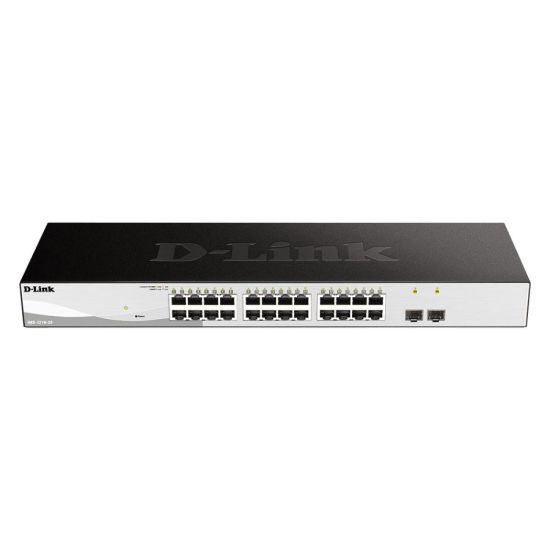 صورة D-Link DGS-F1210-26PS-E 26-Port Gigabit Smart Managed Long Range PoE + Switch