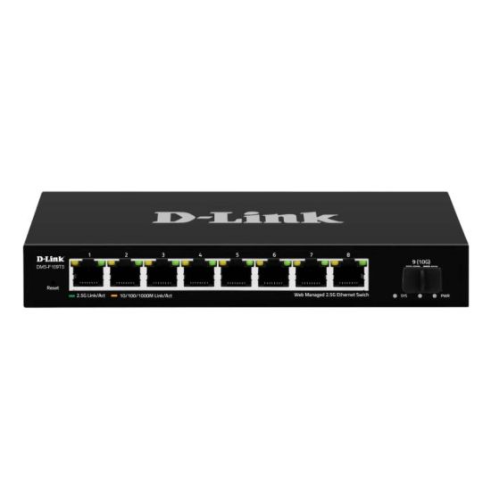 صورة D-Link DMS-F109TS 9-port Smart Multi-Gigabit Switch with 10G Uplink