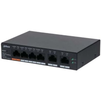 صورة Dahua CS4006-4GT-60 6-Port Cloud Managed Desktop Gigabit Switch with 4-Port PoE