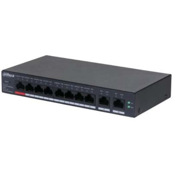صورة Dahua CS4010-8GT-110 10-Port Cloud Managed Desktop Gigabit Switch with 8-Port PoE