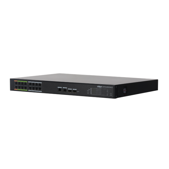 Picture of Dahua DH-LR2218-16ET-240 16-Port PoE Switch with 8-Port ePoE