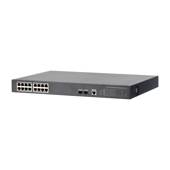صورة Dahua PFS4218-16GT-190 16-Port PoE Gigabit Managed Switch