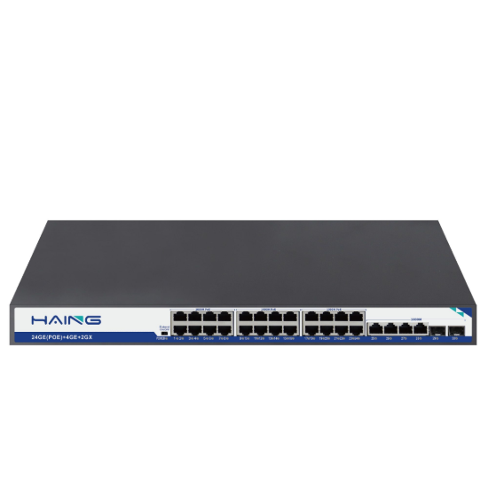 صورة HAING HI-SW2406K 10/100/1000 Gigabit 24 Port Smart POE Switch with 2 Port SFP