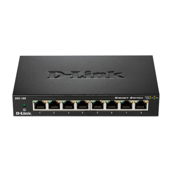 صورة D-Link DGS-108 8-Port Gigabit Unmanaged Desktop Switch