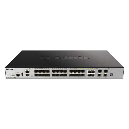 صورة DGS-3630-28SC/ESI D-Link DGS-3630-28SC 28-Port Layer 3 Stackable Managed Gigabit Fiber Switch