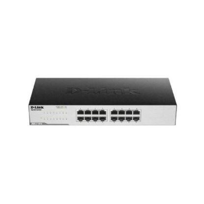 صورة DGS-F1016-E D-Link DGS-F1016/E 16 Port 10/100/1000 Mbps Unmanaged Switch