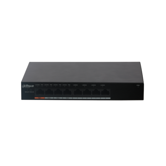 صورة Dahua PFS3008-8ET-60 8-Port Fast Ethernet PoE Switch with 4-Port PoE