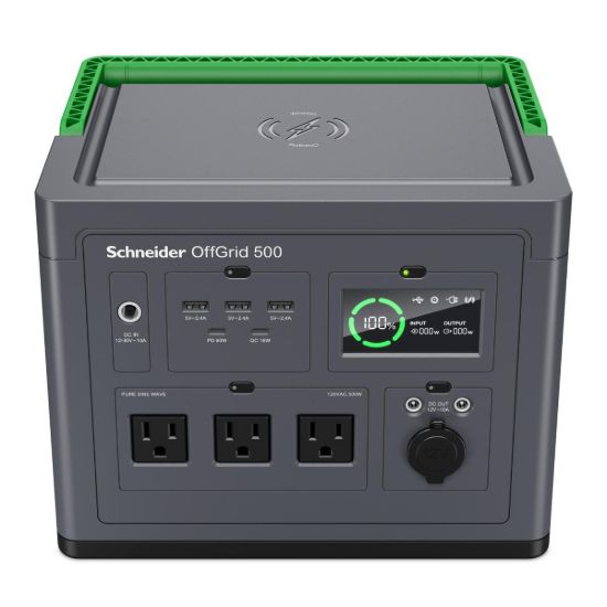 Picture of PPS500-UK Schneider Electric Schneider OffGrid Portable Power Station 500 120V 517Wh Lithium-ion