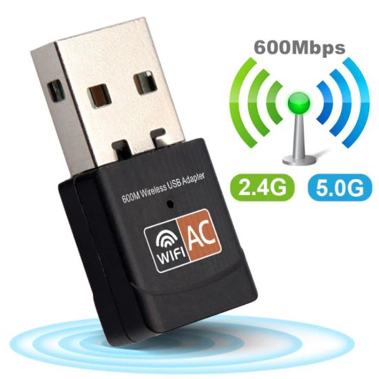 صورة HI-0650-WUA HAING USB Wifi Adapter 600Mbps Dual Band