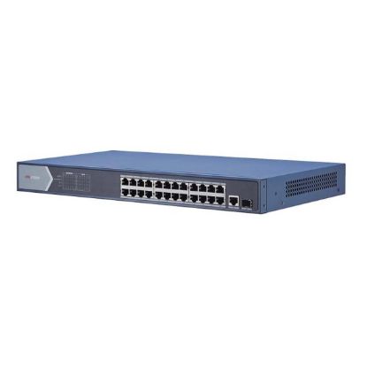 صورة سويتش شبكة Hikvision DS-3E0526P-E 24 Port Gigabit