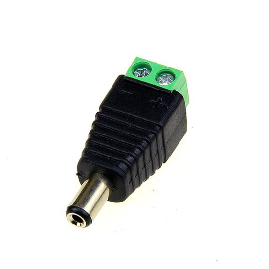 صورة كاميرا مراقبة Extreme Tech MT-extreme-tech-dc-power-male-jack-connector-plug-adapter-for-cctv-camera camera accessory surveillance adapter