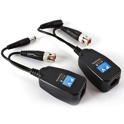 صورة كاميرا مراقبة Extreme Tech MT-extreme-tech-balun-for-camera-passive-video-balun-bnc-to-rj45-adapter-with-power RJ45 camera accessory