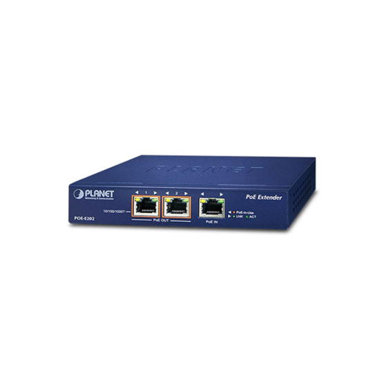 صورة سويتش شبكة PLANET POE-E202 PoE Gigabit