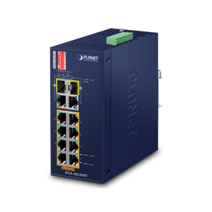 صورة سويتش شبكة PLANET IFGS-1022HPT Gigabit PoE