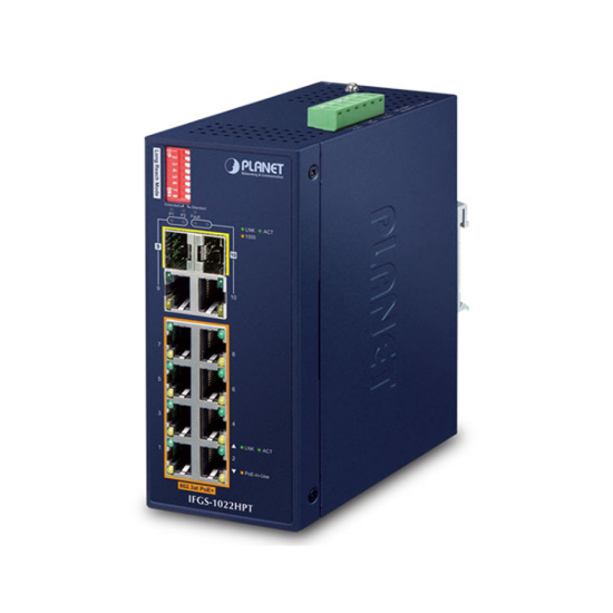 صورة سويتش شبكة PLANET IFGS-1022HPT Gigabit PoE