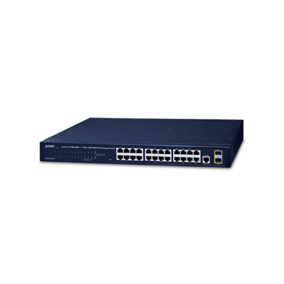 صورة سويتش شبكة PLANET GS-4210-24T2S Gigabit LAN