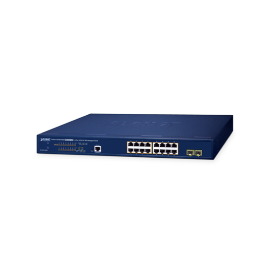 صورة سويتش شبكة PLANET GS-4210-16P2S PoE LAN