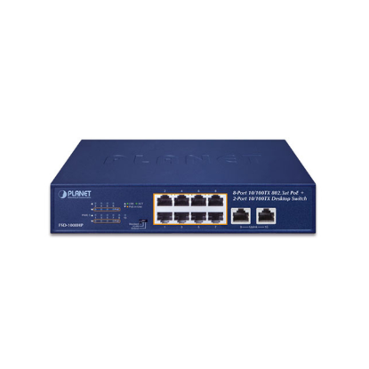 صورة سويتش شبكة PLANET FSD-1008HP PoE LAN
