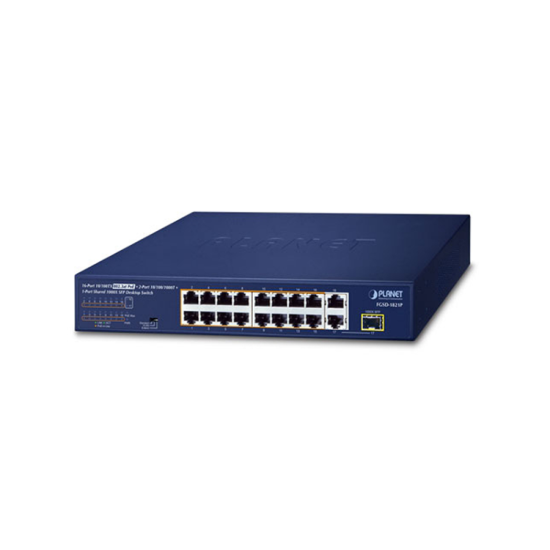 صورة سويتش شبكة PLANET FGSD-1821P PoE LAN