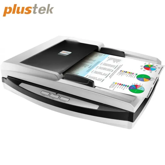 Plustek PL4080 Flatbed Document Scanner with ADF