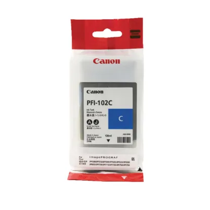 Canon PFI-102C Cyan Original Ink Cartridge